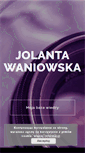 Mobile Screenshot of jwaniowska.com